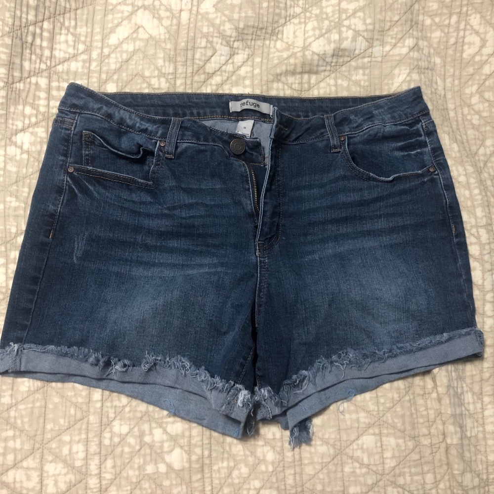 Refuge cuffed Jean shorts